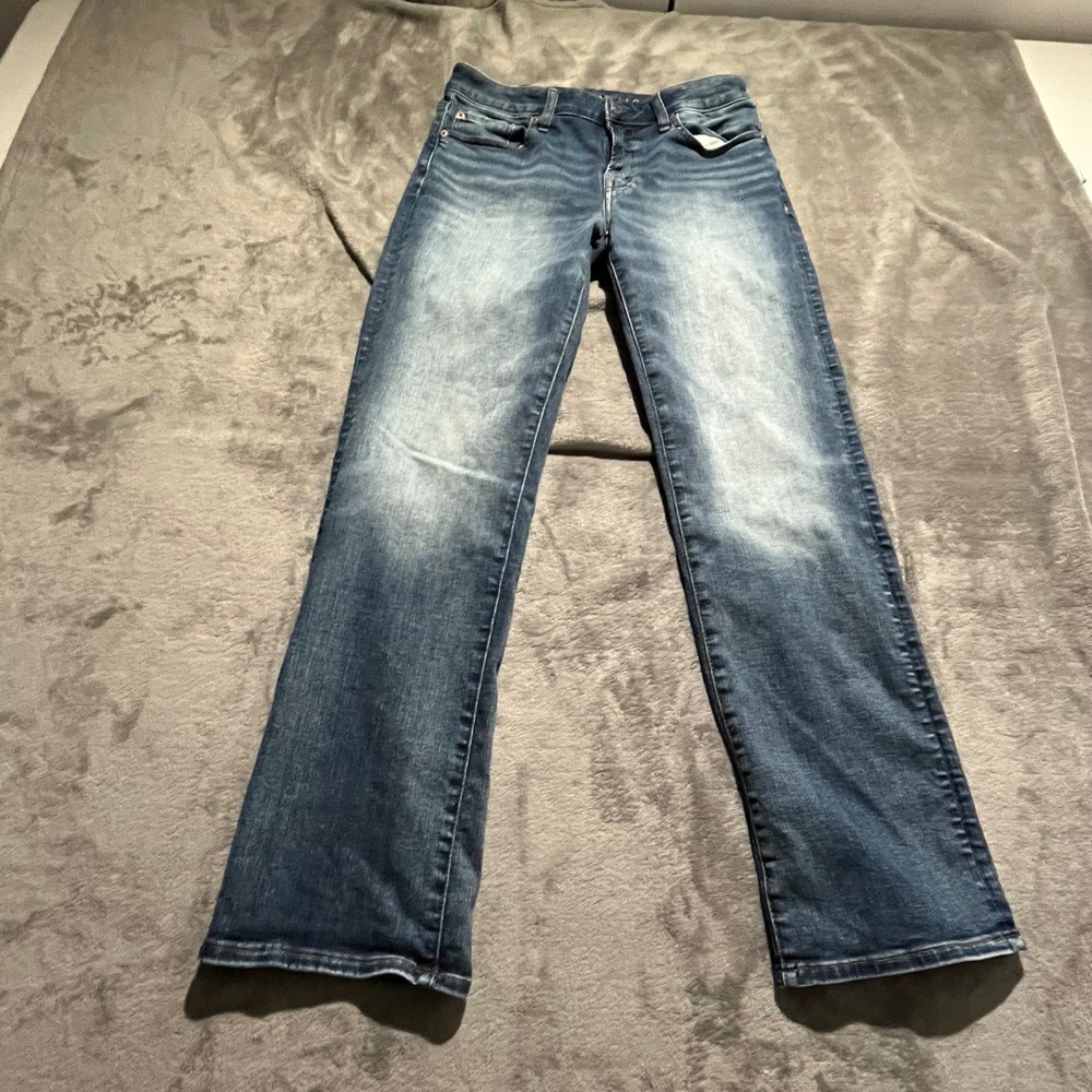 American Eagle Original Bootcut Jeans Mens 31x32 Blue Airflex+ Denim